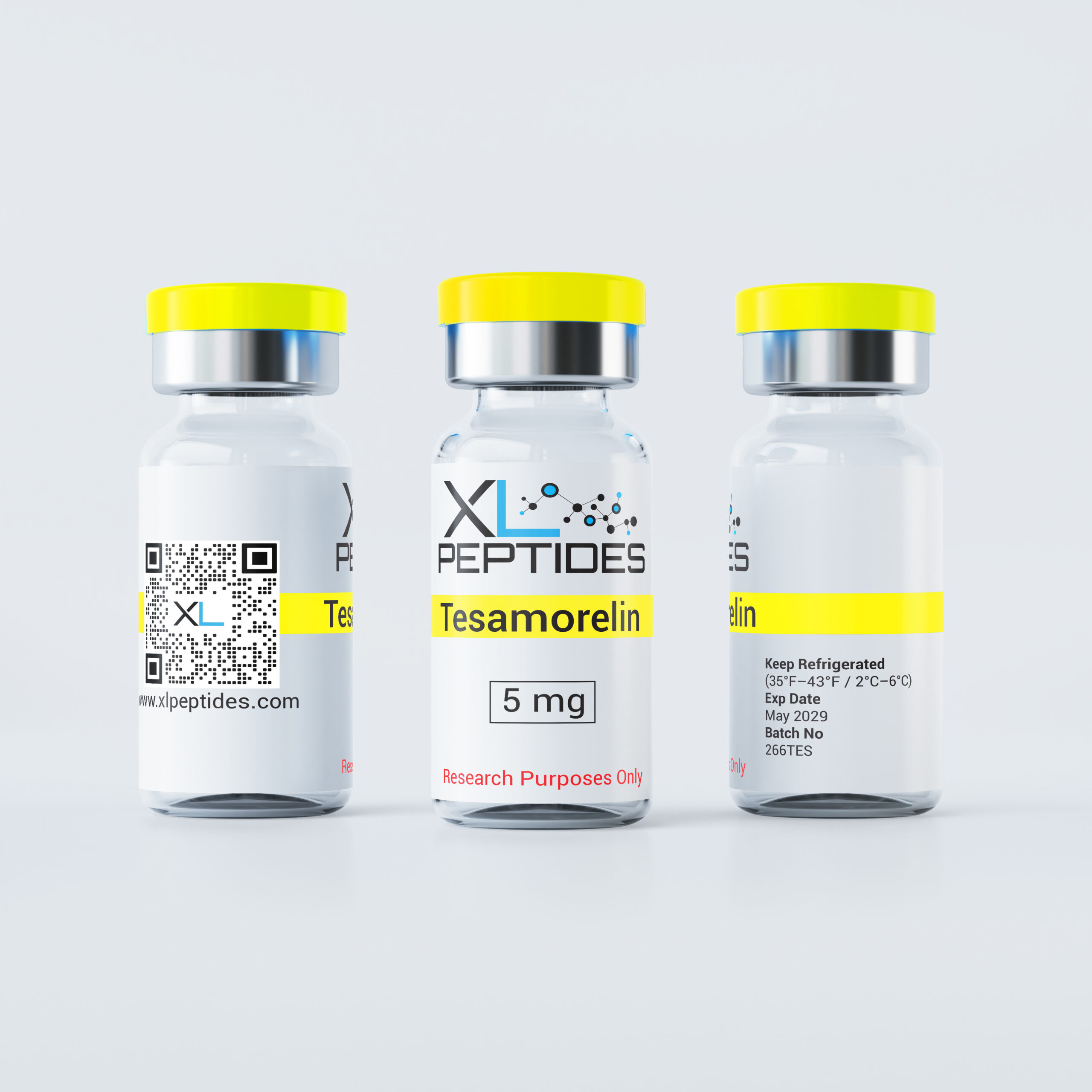 Tesamorelin 5mg three vials