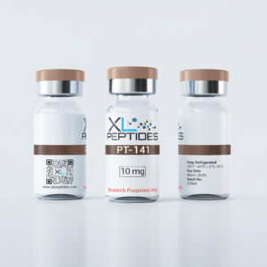 PT-141 peptide vial displayed from multiple views