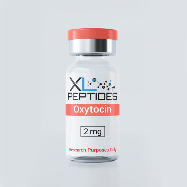 Oxytocin 2mg research-grade peptide vial – lyophilised