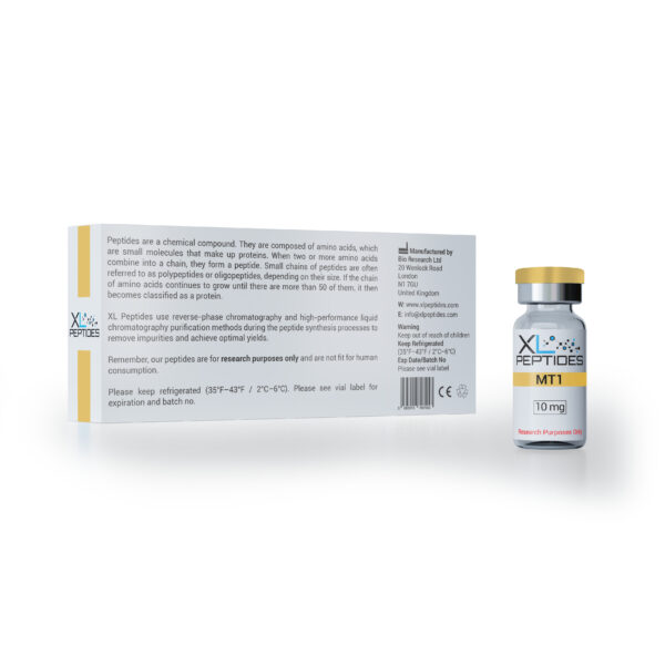 MT1 10mg peptide vial