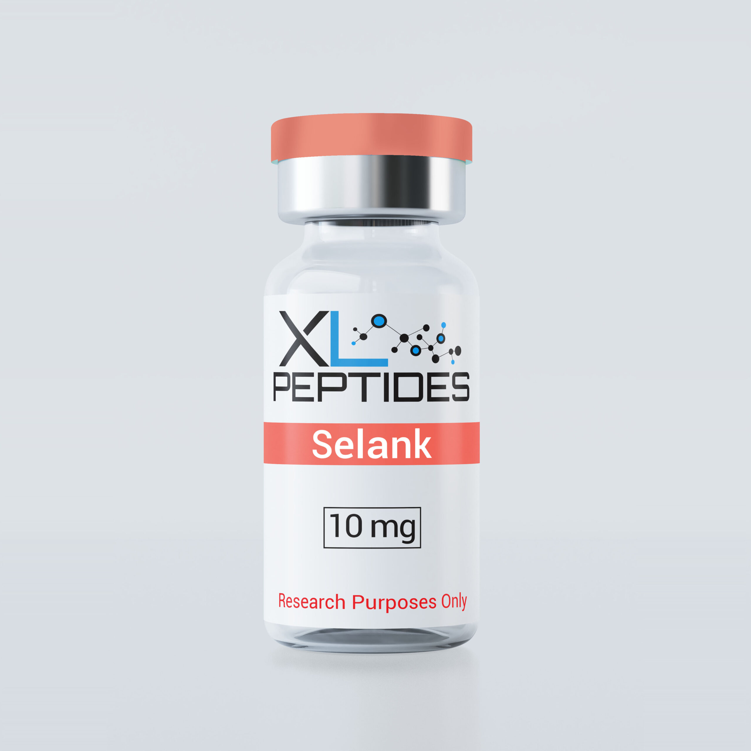 selank 10mg peptide vial