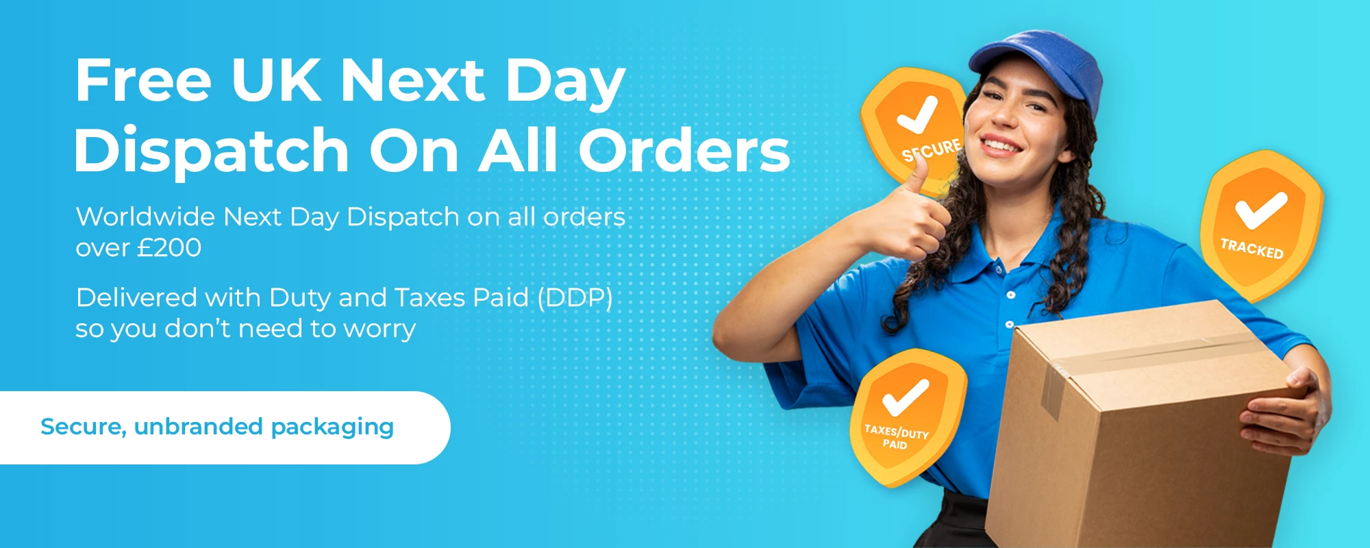 Free UK Next Day Dispatch