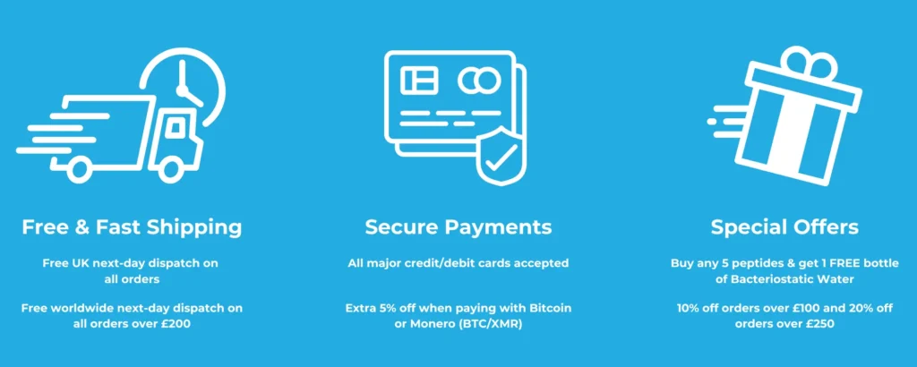 XL Peptides Features List