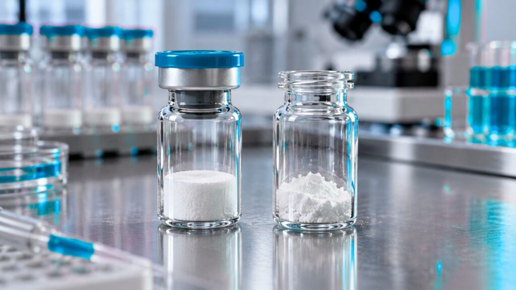 Sealed vs Opened Lyophilised Peptide Vials