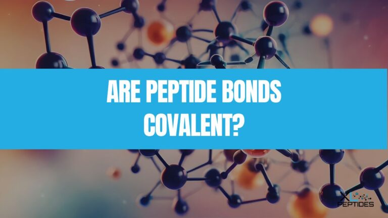Are Peptide Bonds Covalent?