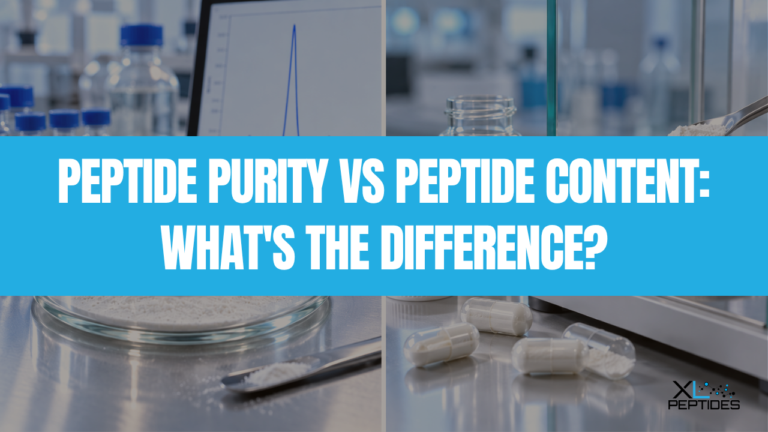 Peptide Purity vs Peptide Content What's the Difference